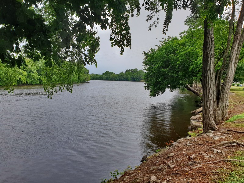 Passaic River (вид с левого берега вверх по течению)