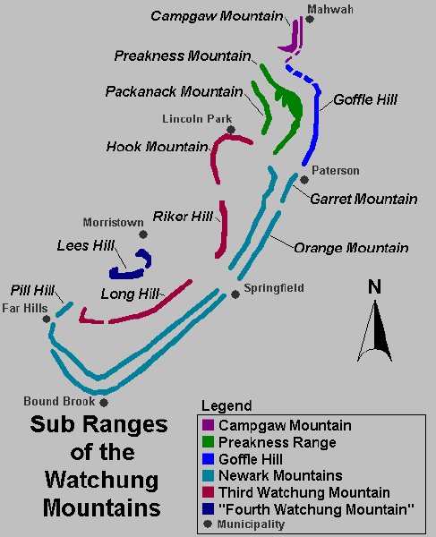 Watchung Mountains (wikipedia.org)