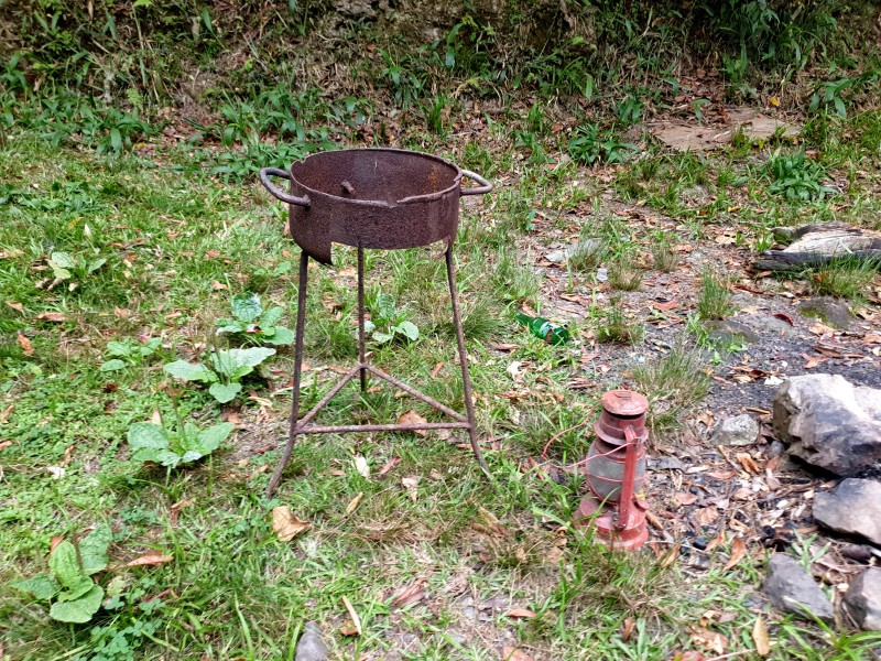 Гриль и фонарь